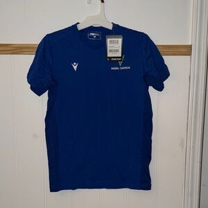 Macron Rugby Manu Samoa Short Sleeve Shirt